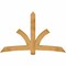 Ekena Millwork Davenport Rough Sawn Timber Gable Bracket, Western Red Cedar, 84"W x 53"H x 6"D x 6"F, 15/12 Pitch GBW084X53X0606DAV00RWR - alternate 1